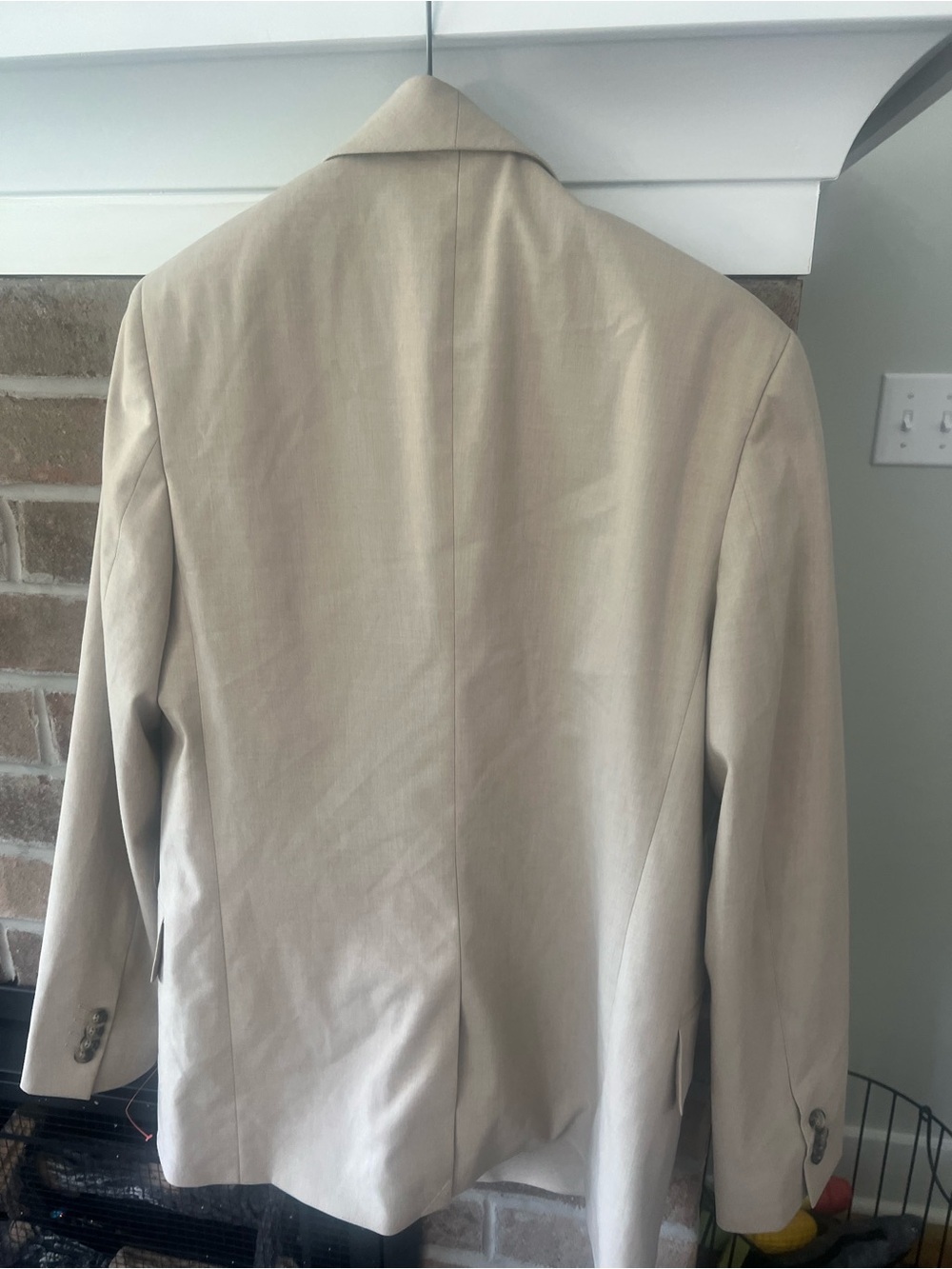 Topman Beige Shawl Collar Blazer - Picture 4 of 5